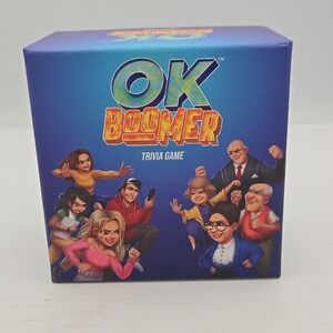 OK Boomer Trivia Card Game Okay Boomer Night Generations Pink Edition Open
